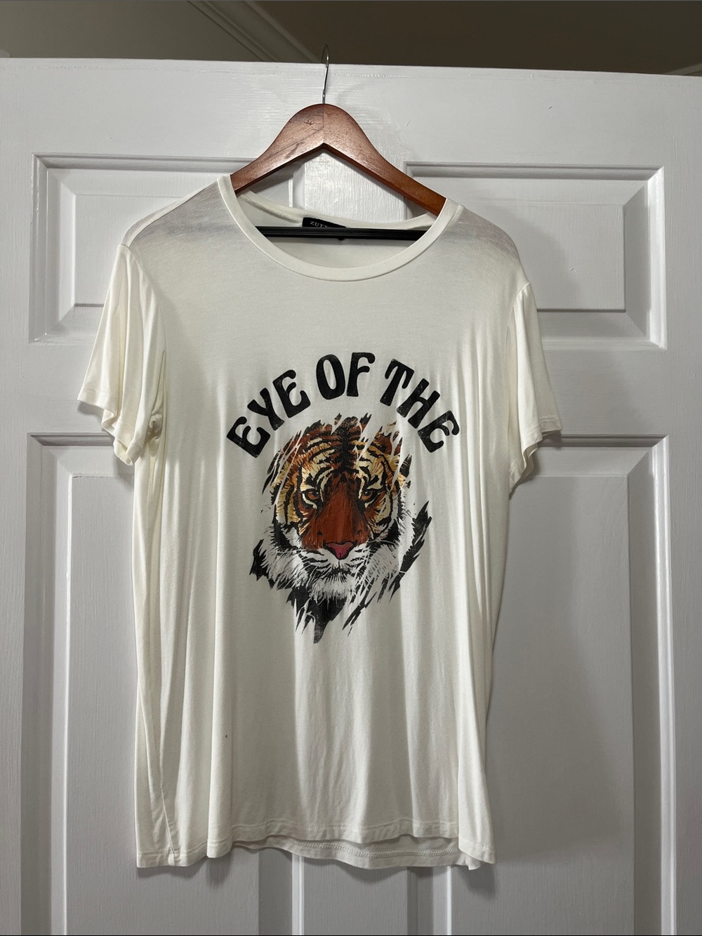 Eye of the Tiger Graphic Tee - White